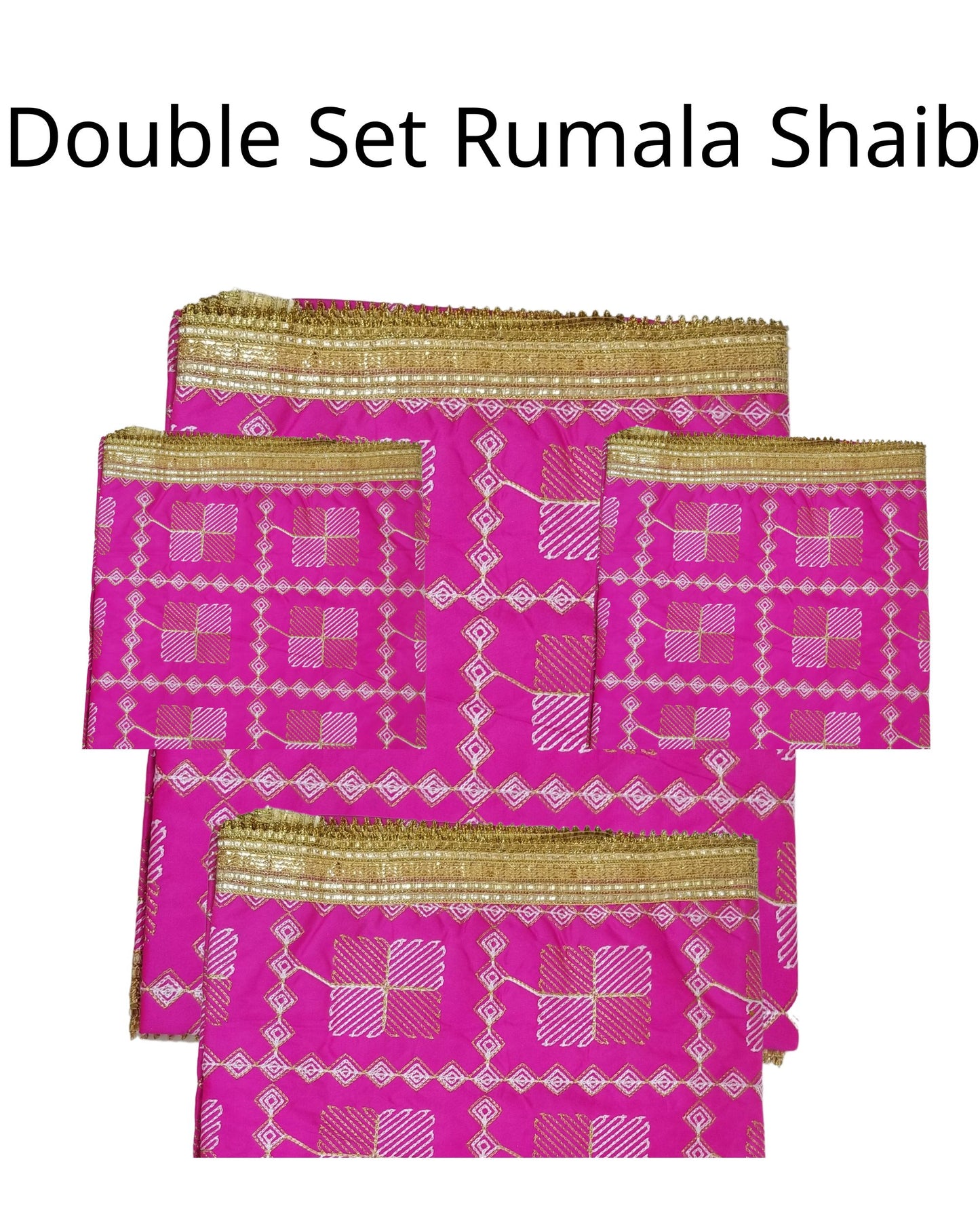 Guru Granth Sahib Rumala Double Set.