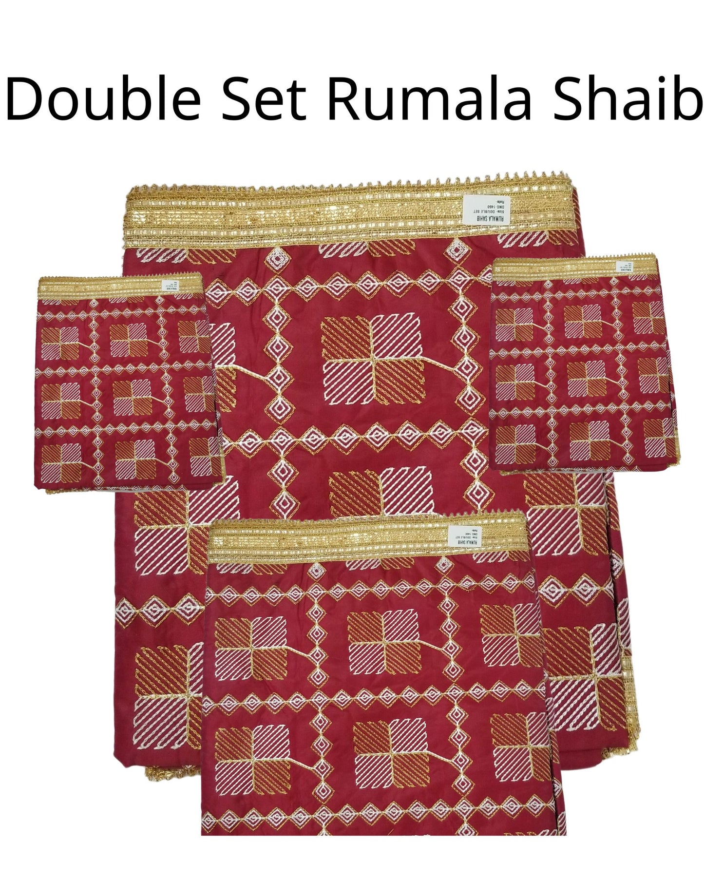 Guru Granth Sahib Rumala Double Set.