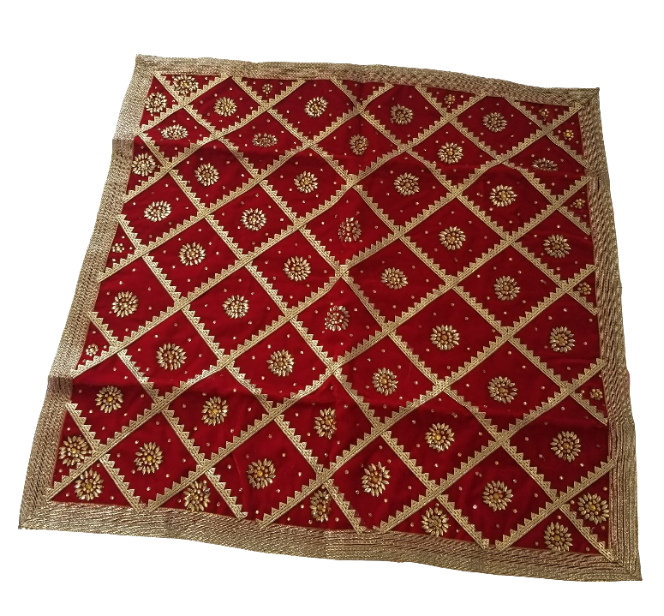 Thali cover / Pooja Aasan/ Velvel Red Colour
