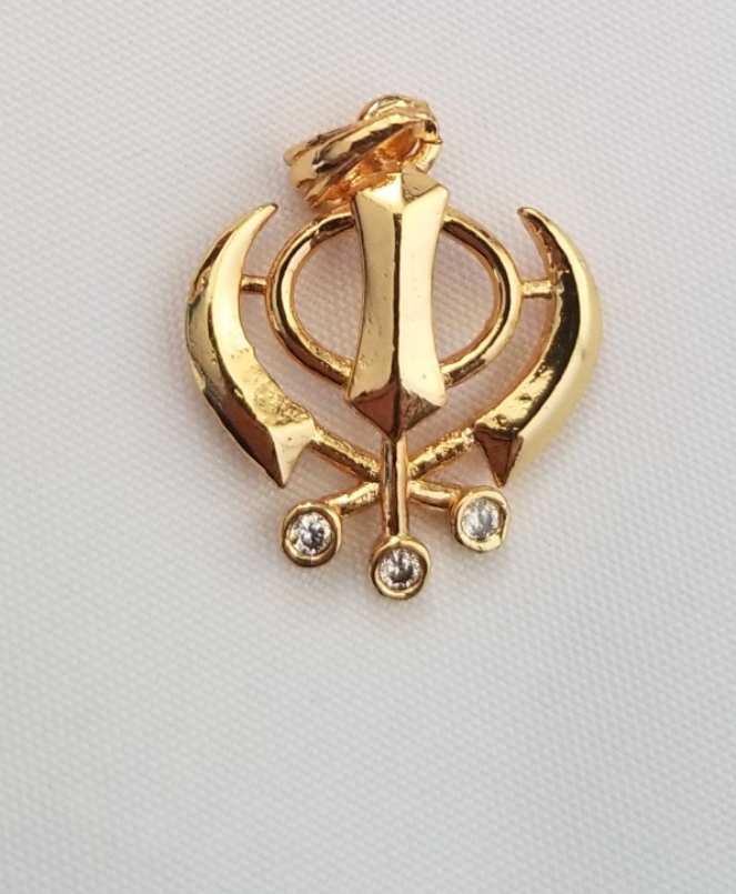 Big khanda Brass Pendant Premium Quality