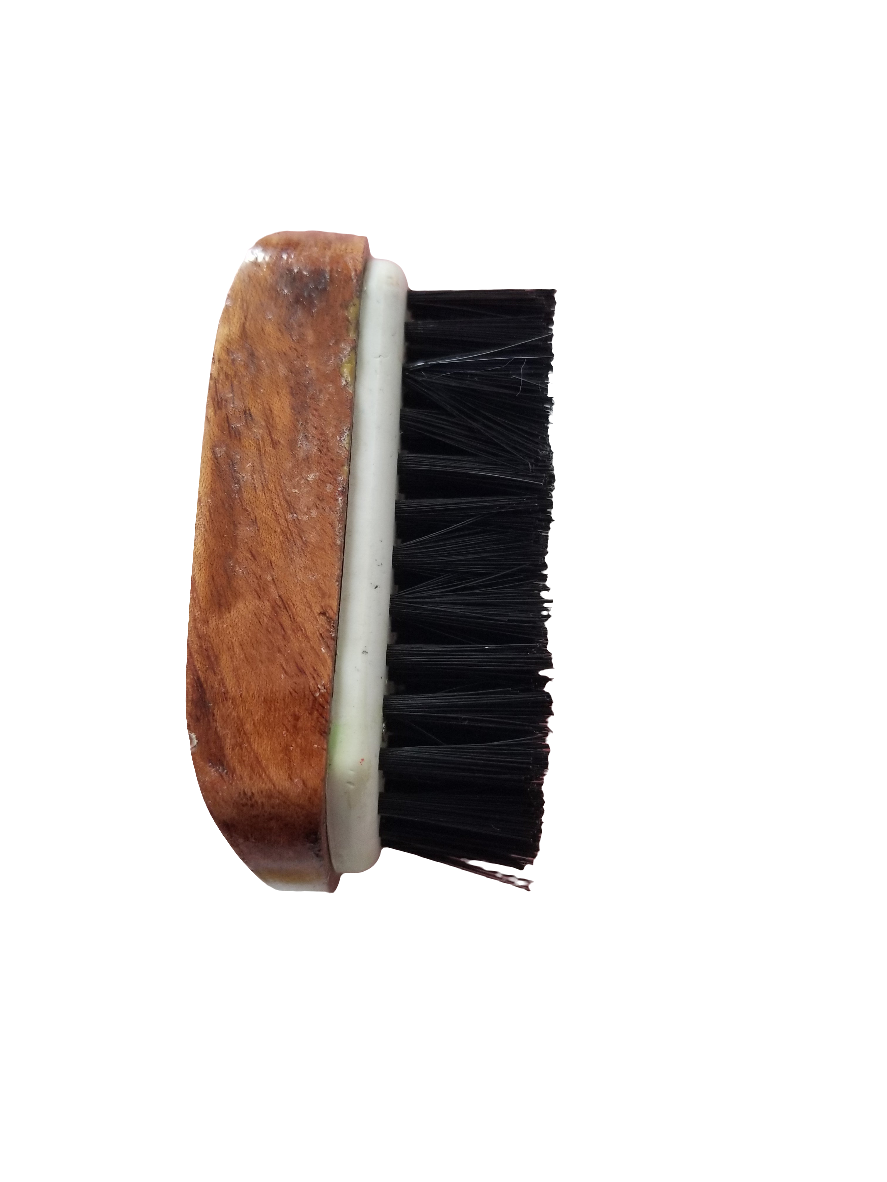 Mini Beard Brush | Black Walnut | Black Boar Bristles | Medium Soft