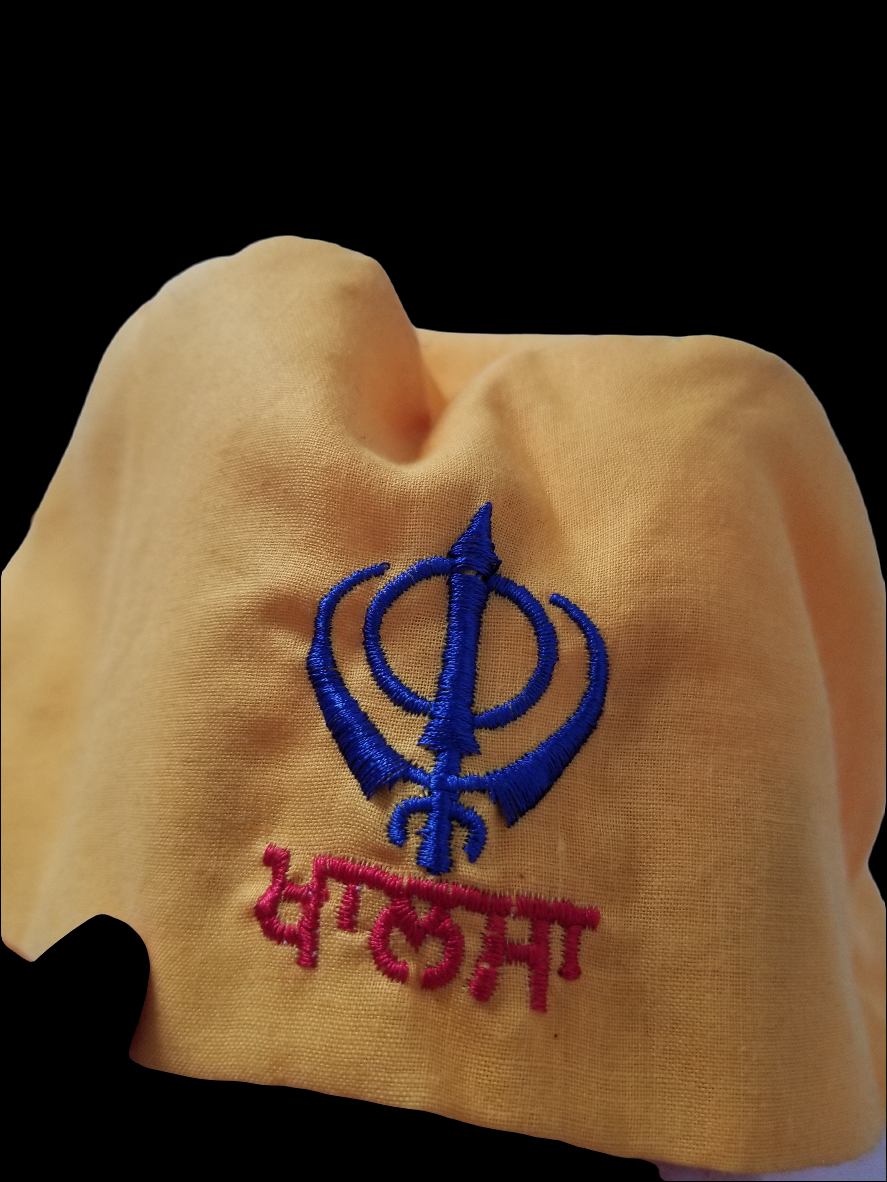 Adult Patka Yellow Colour 10 inch