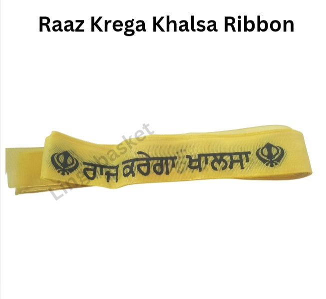 Raaj krega khalsa Ribbon