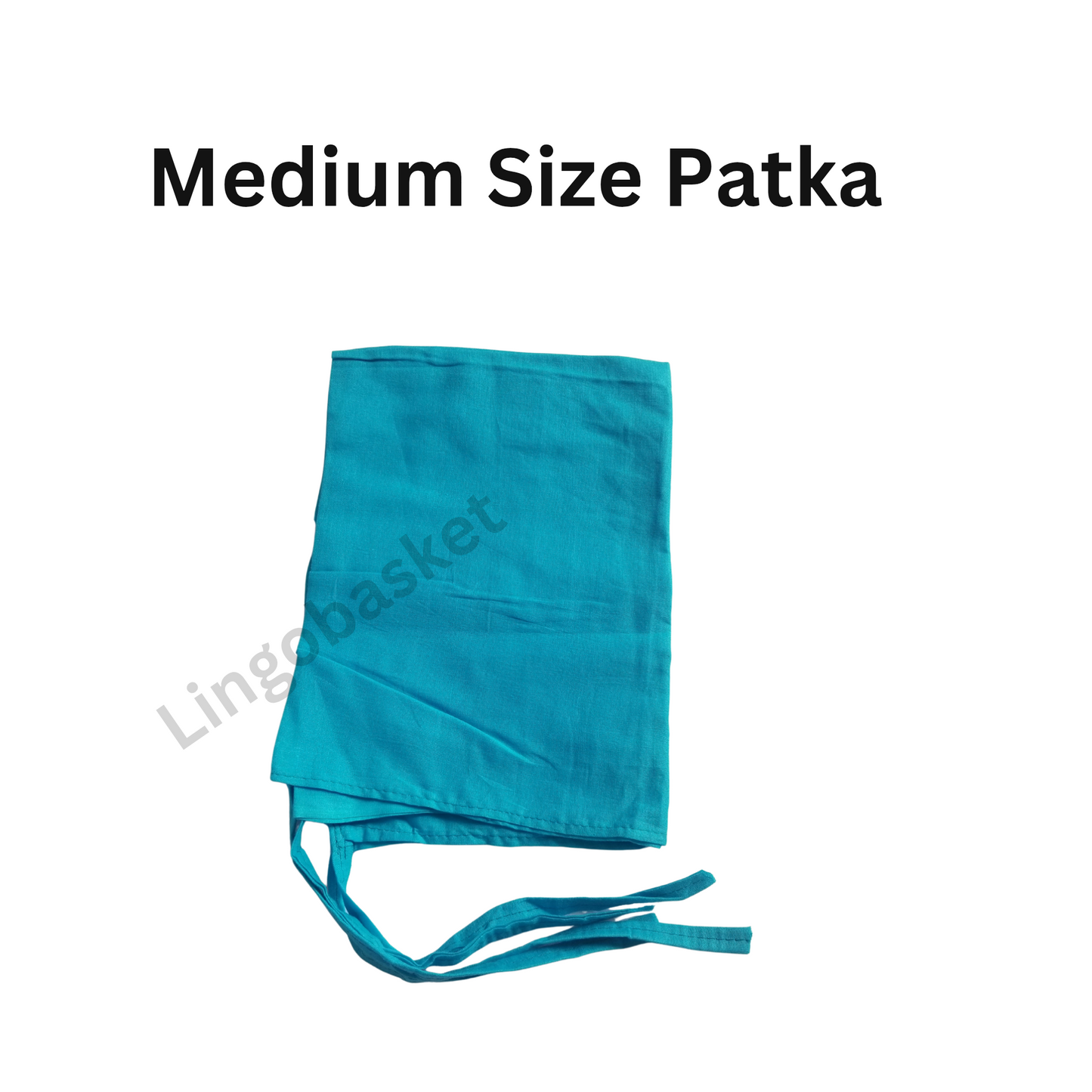 Ferozi Colour Medium Size Patka 60*70 - 4 String Patka