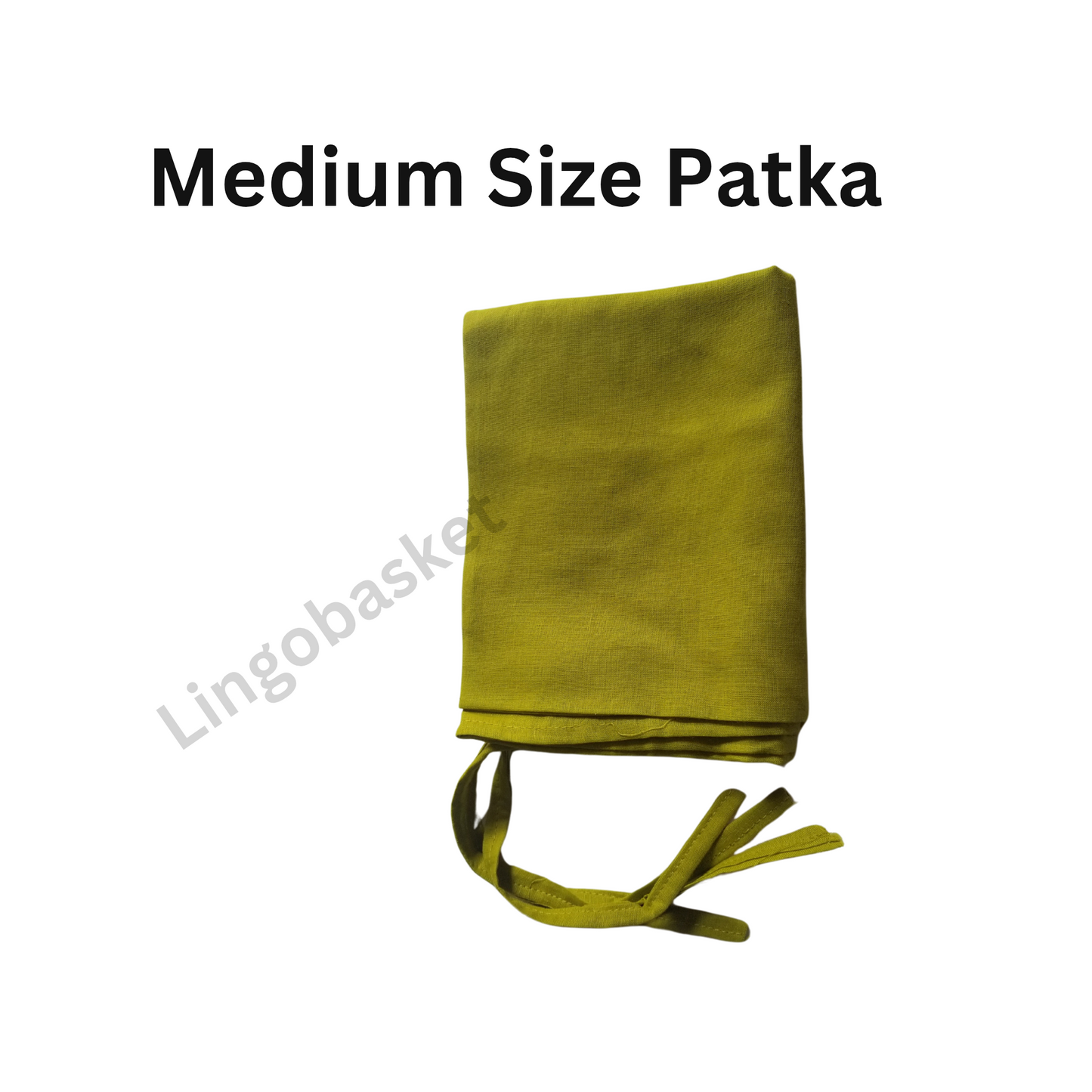 Green Medium Size Patka 60*70 - 4 String Patka