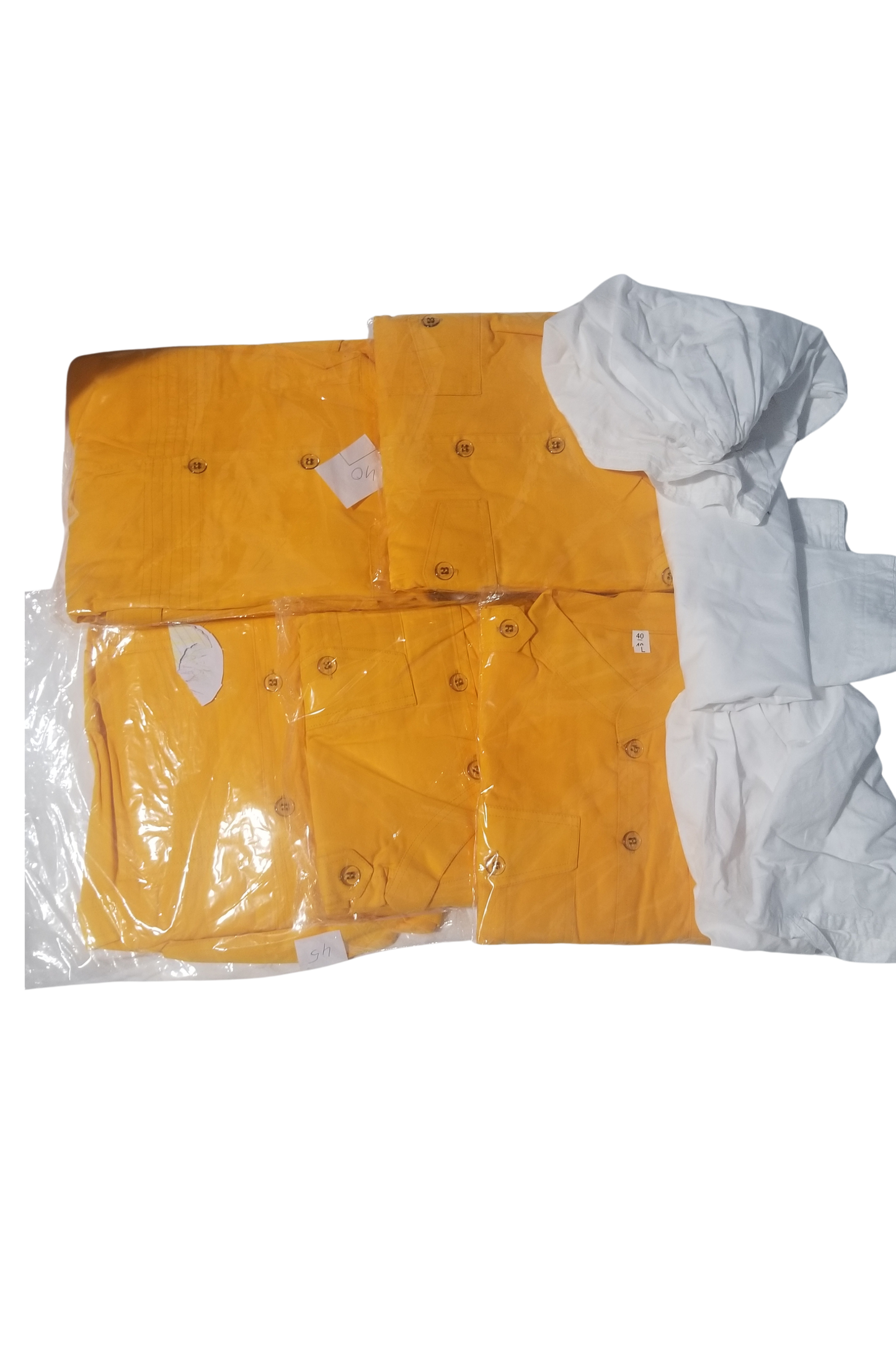 5 Bana Yellow Colour and 2 small kachera elastic and 9 Number kachera