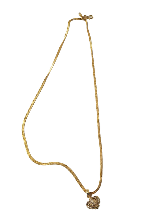 Small Brass Chain with Khanda
