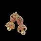 Beautiful Earing Pink green touch in the earing Colour