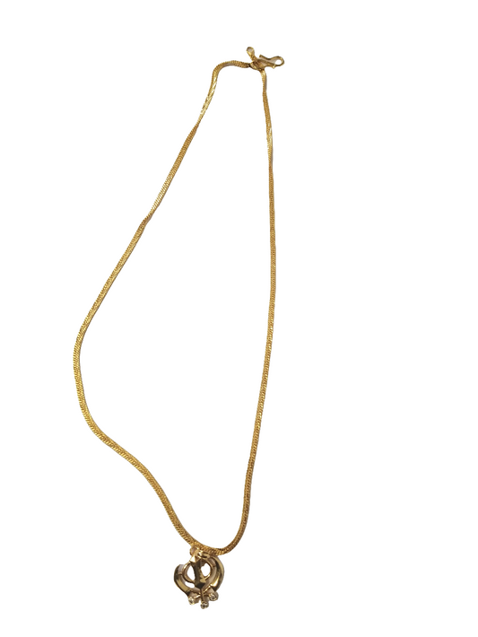 Big  Brass Chain with Khanda