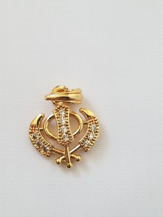 Small khanda Brass Pendant Premium Quality