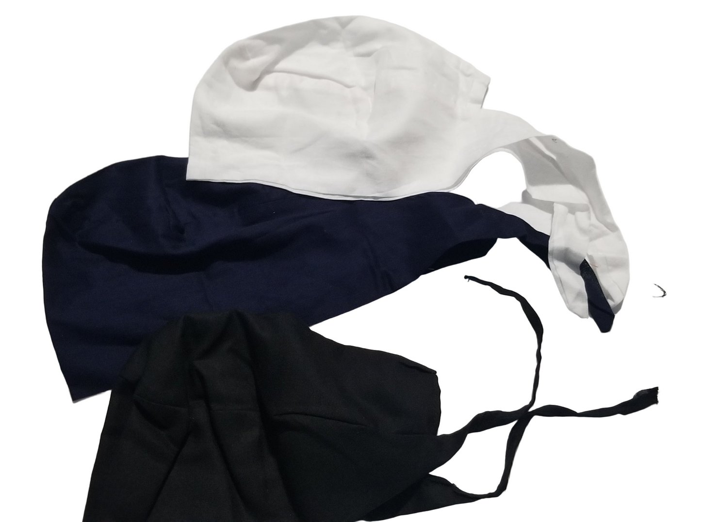 White Black Navy Blue  patka Adult