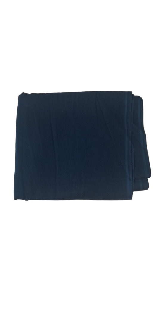Navy Blue Turban Full Voile Stich
