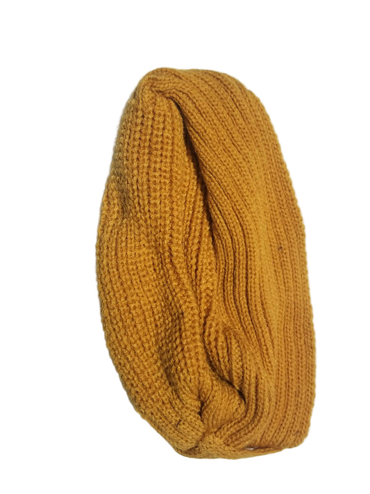 Mustard Colour Woolen Turban for kid