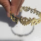 Nirbhau Nirvair 18kt Gold Plated SIkh Kada Bracelet For Women And Men.Sikh Wording Sikhism Wrist Band Sikh Kada.