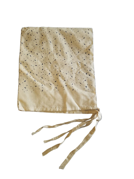 Beige Print  Colour Medium Size Patka