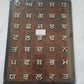Puzzle  game in Punjabi  /Fatti /Punjabi Alphabet /Wooden cardboard Panti Akhar /kids room decor/gift.Size 12*9 inches