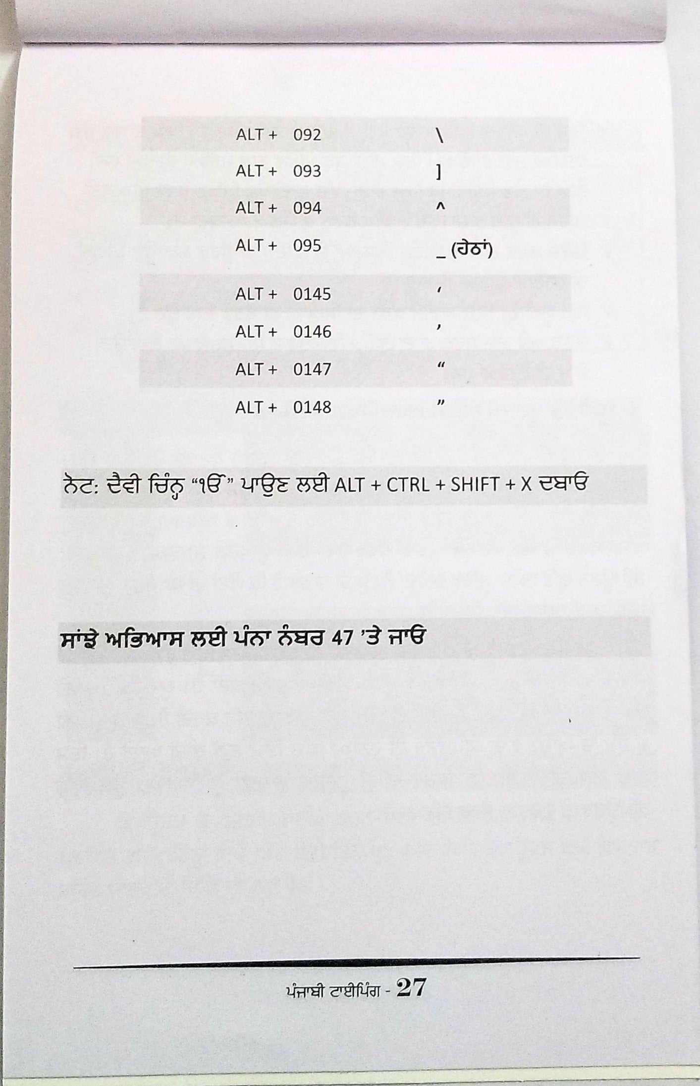 ਪੰਜਾਬੀ ਟਾਈਪਿੰਗ - Punjabi Typing